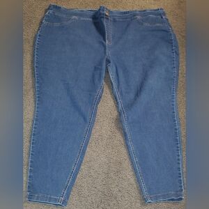 Terra & Sky straight leg jeans, Size 4x, 28/30